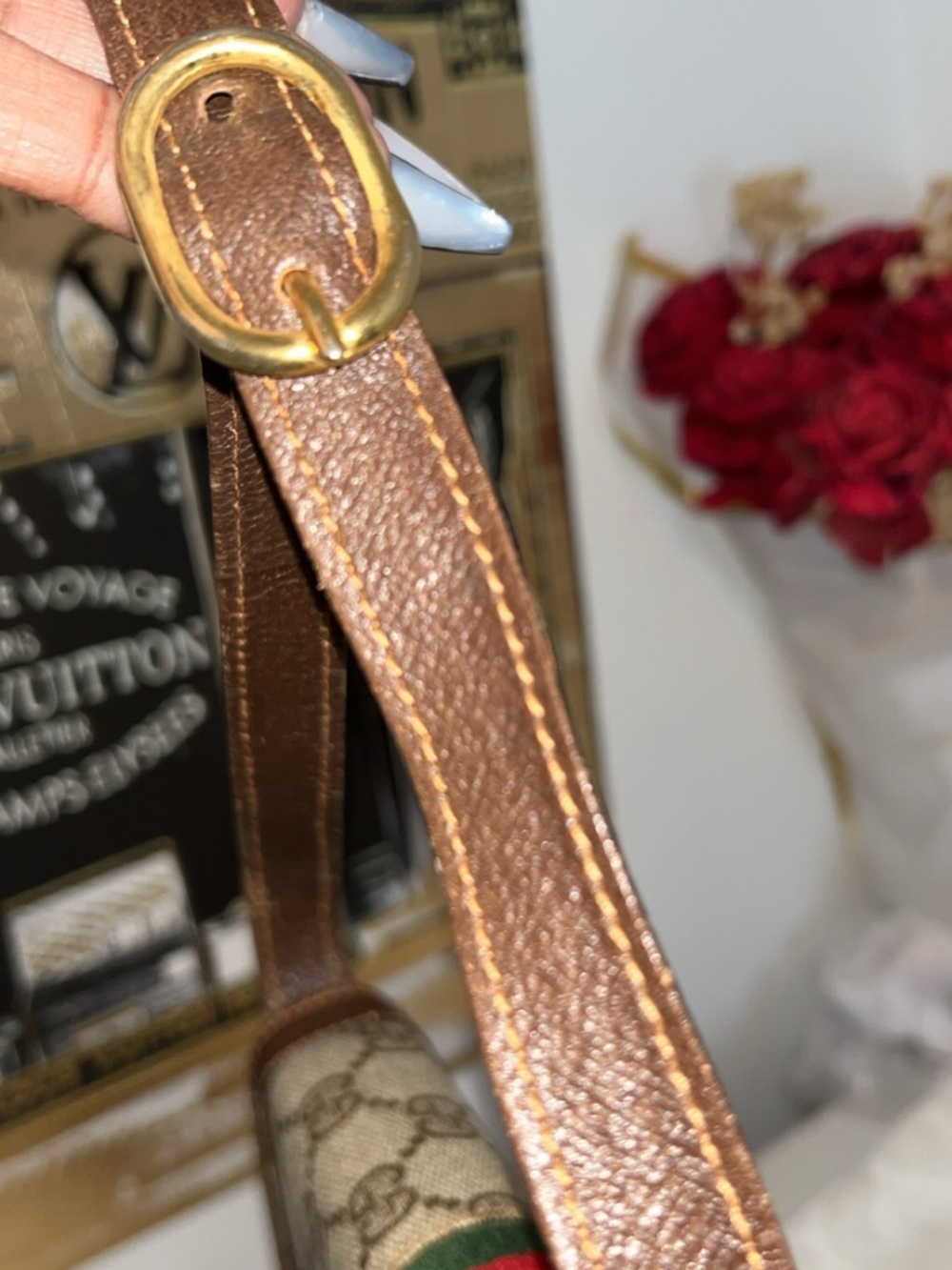 Gucci GG Supreme Ophidia Shoulder Bag - Picture 6 of 9